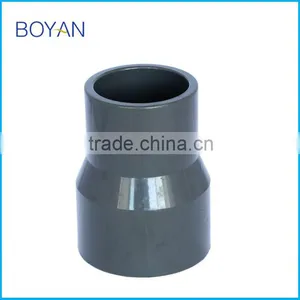 Wholesale Suppliers BOYAN PVC UPVC ASTM SCH80 Grey Pipe Fitting Reducing Hydraulic Coupling thumbnail-1