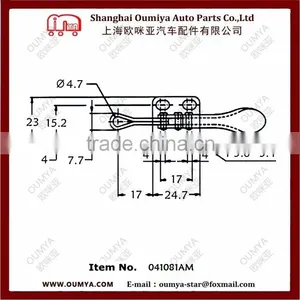 Toggle Clip in Locks Stainless Steel Toggle Clip 041081AM thumbnail-2