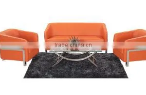 Modern and Leisure Metal Frame Office Sofa WN142 thumbnail-1
