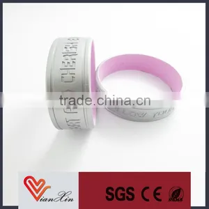 Promotional Bulk Cheap no Minimum Free Shipping Custom Silicone Wristband thumbnail-2