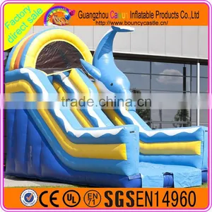 Blue Whale Inflatable Water Slide thumbnail-5