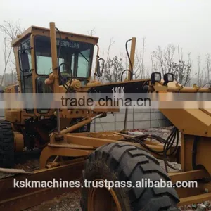 Cheap Used Motor Grader 140K for Sale | Original CAT 140K Used Grader With Ripper thumbnail-1