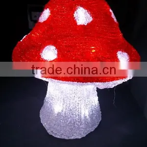 3D Acrylic Mushroom Motif LED Christmas Light thumbnail-1