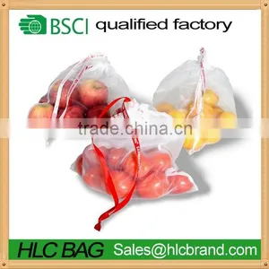 Customized Big Capacity Supermarket Fruit Mesh Bag thumbnail-1
