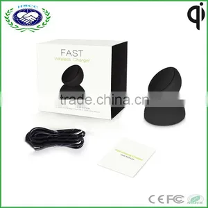 2016 New Arrived QI Charger Fast Wireless Charger for Samsung Note5 S6 Edge S7 thumbnail-3