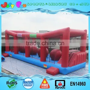 Adult Inflatable Wipeout Obstacle Course for Sale/ Inflatable Big Baller Games Supplier's Choice thumbnail-1
