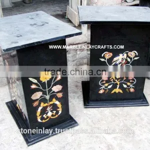 Inlay Marble Dining Table Base, Marble Inlay Base thumbnail-1