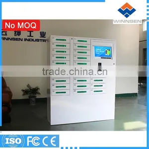 Floor Standing High Security 3G/Wifi Cell Phone Charging Stations for University USe APC-24B thumbnail-2