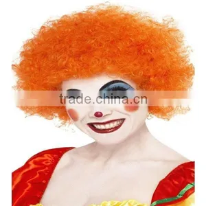Multi Color Afro Wig Clown Disco Circus Costume Curly Hair Wig Adult Child thumbnail-3