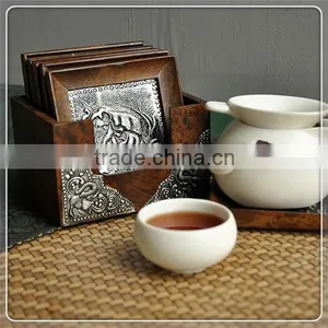 Handmade Natural Wood Saucers Customized Design thumbnail-1