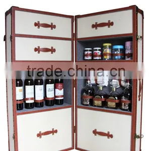 New Design Wooden Wine Cabinet/and Liquor Display Cabinet thumbnail-1