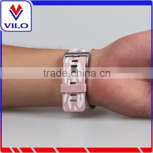 Customized Pattern Rubber Wrist Band Watch Strap For Fitbit Blaze, For Fitbit Blaze Silicone Band thumbnail-6