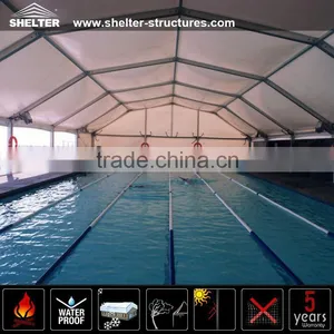 Reinforced PVC Fabric Polygon Tent for Swimming Pool thumbnail-1