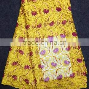 Colorful Fancy Lace Wedding Dress Lace With High Quality thumbnail-1