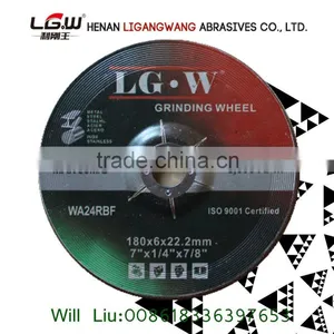 444 LG.W 180*6*22 DC Grinding Wheel for Metal Polishing thumbnail-2
