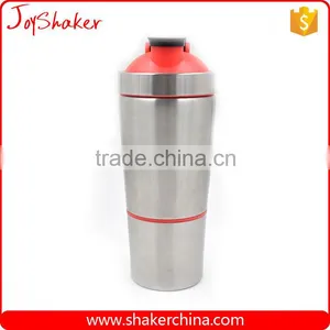 Custom Design Steel Protein Shaker,700+200ML Stainless Steel Protein Shaker Cup Quality Choice thumbnail-2