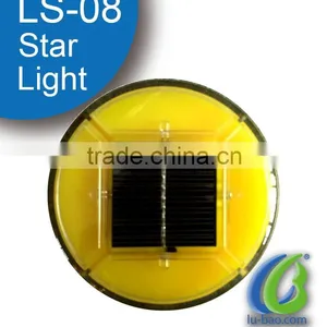 LS-08 New IP68 High Flashing Plastic Led Cat Eye Solar Powered Leds Road Stud Solar Road Safety Studs thumbnail-6