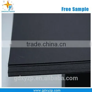 Two Sided Black Cardboard Paper/ High Quality Cheap Black Cardboard Paper thumbnail-4