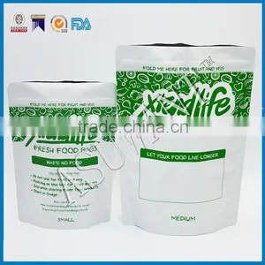 Customized Aluminum Foil Zip Stand Bag Black Color With Window for Food Pouches Printed thumbnail-4