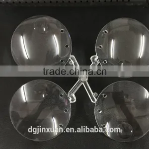 Acrylic Magnifying Glasses,diameter 90mm Double Convex Optical Lens thumbnail-2