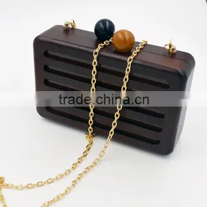 Wholesale in China Wooden Clutch Bag for Women thumbnail-4