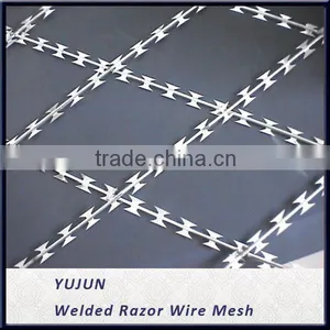 Welded Wire Mesh Fence With Razor Wire BTO-22 thumbnail-1