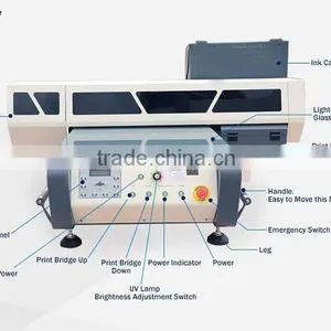 a1 uv Flatbed Printer With LCD Touch Panel/ Ball Screw Drive/ Powerful Servo Motor a1 UV Printing Machine thumbnail-3