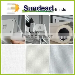 Custom Made Sun Screen Heavy Duty 38mm Industrial Roller Blinds Sunscreen Roller Blind Fabrics thumbnail-5