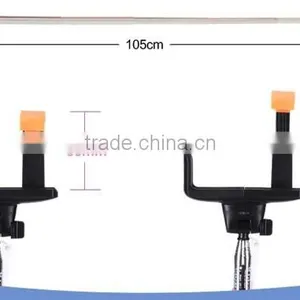 Extendable Folding Wired Selfi Selfie Stick Phone Camera Monopod Self-Pole for IPhone Android thumbnail-4