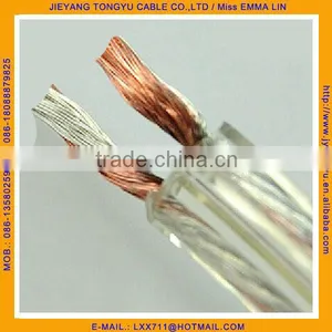 Transparent Braided Twist Speaker Wire thumbnail-2