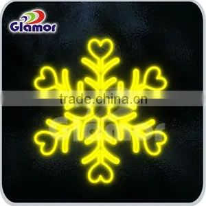High Quality Decorative LED Rope Light Snowflake Motif thumbnail-1