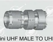 MINI UHF Male to UHF Female Bulkhead, 50ohm thumbnail-1