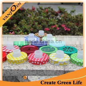 New Design Colorful Mason Jar Cap 70mm thumbnail-5