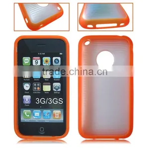 Exclusive for Iphone 3G 3GS Orange PC+TPU Hybrid Case thumbnail-1