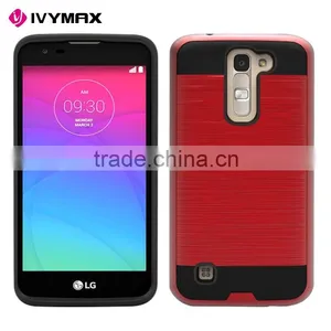IVYMAX Hot Sell 2016 Plastic TPU Material Hybrid Hard Case Cover for LG K7 thumbnail-1