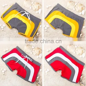 Confortable Fashion Men Sexy Swim Trunks and Water Resistant Swim Trunks Custom Design Your Own Swim Trunks thumbnail-4
