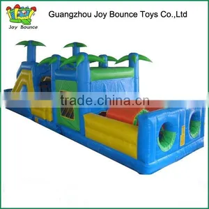 Bounce House Inflatable Obstacle Course Jungle Inflatable Obstacle Combo thumbnail-1