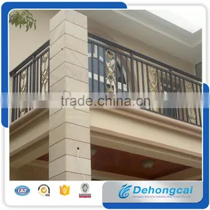 High Quality Simple Wrought Iron Balcony Stainless Steel Railing Design thumbnail-1