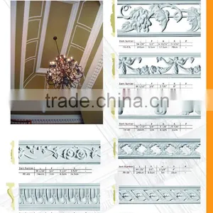 2015 High Quality Good Price Beautiful New Modern Luxury Decorative Moulding Cornice of Wood thumbnail-1