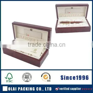 Cheap Wood Empty Gift Pen Display Boxes thumbnail-2