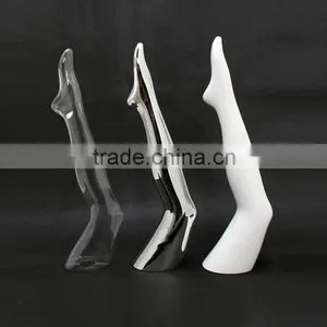 Top PC Transparent Leg Plastic Female Leg Mannequin thumbnail-1