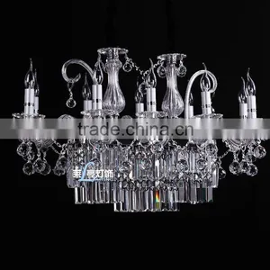 Big Table Top Crystal Turkish Chandelier Lighting for Dining Table Quality Choice thumbnail-3