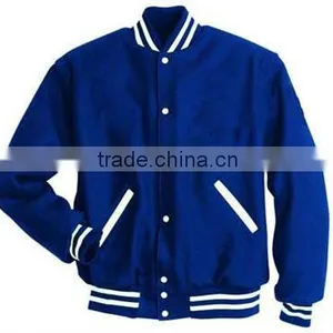 Men Wool Varsity Jackets With Wool Selvees thumbnail-1