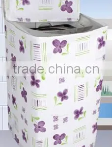 Flower Printed Washing Machine Cover to Protect the Machine From Water and Dust thumbnail-1
