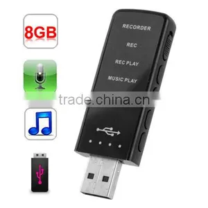 With MP3 Player Function Mini U Disk Style Digital Voice Recorder thumbnail-2