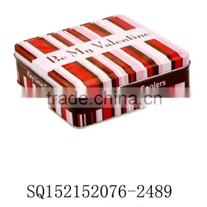 Hot Sale Square Metal Tin Can for Biscuit Cookie thumbnail-1