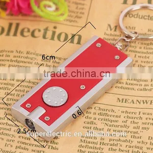 Professional Manufacturer High Quality Custom Cheap Led Flashlight Keychain Wholesale Led Key Chain thumbnail-3