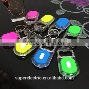 New Arrival 2016 Promotional Wholesale Custom Plastic Led Keychain Light thumbnail-3