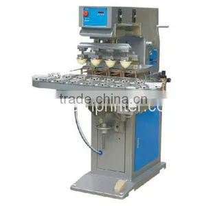 TM-C4-CT 4 Color 8 Station Ink Cup Pad Printer With Conveyor thumbnail-1
