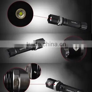 Big Discount Police LED Flashlight W/ 3W XP-E R2 LED Bulbs 18650 Rechargeable Waterproof Tactical Police Torch POPPAS- 809 thumbnail-6